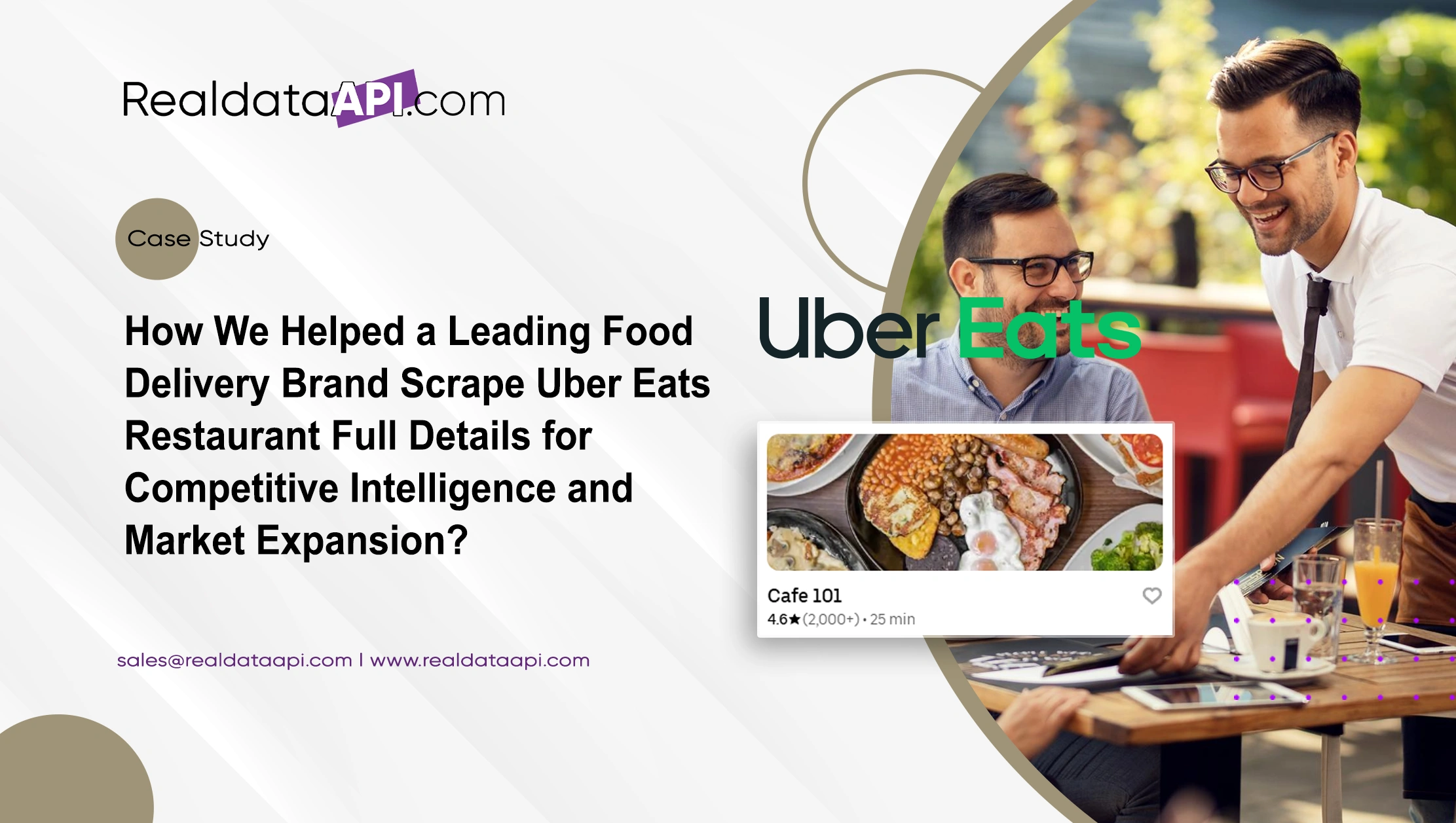 How We Helped a Leading Food Delivery Brand Scrape Uber Eats Restaurant Full Details for Competitive Intelligence and Market Expansion